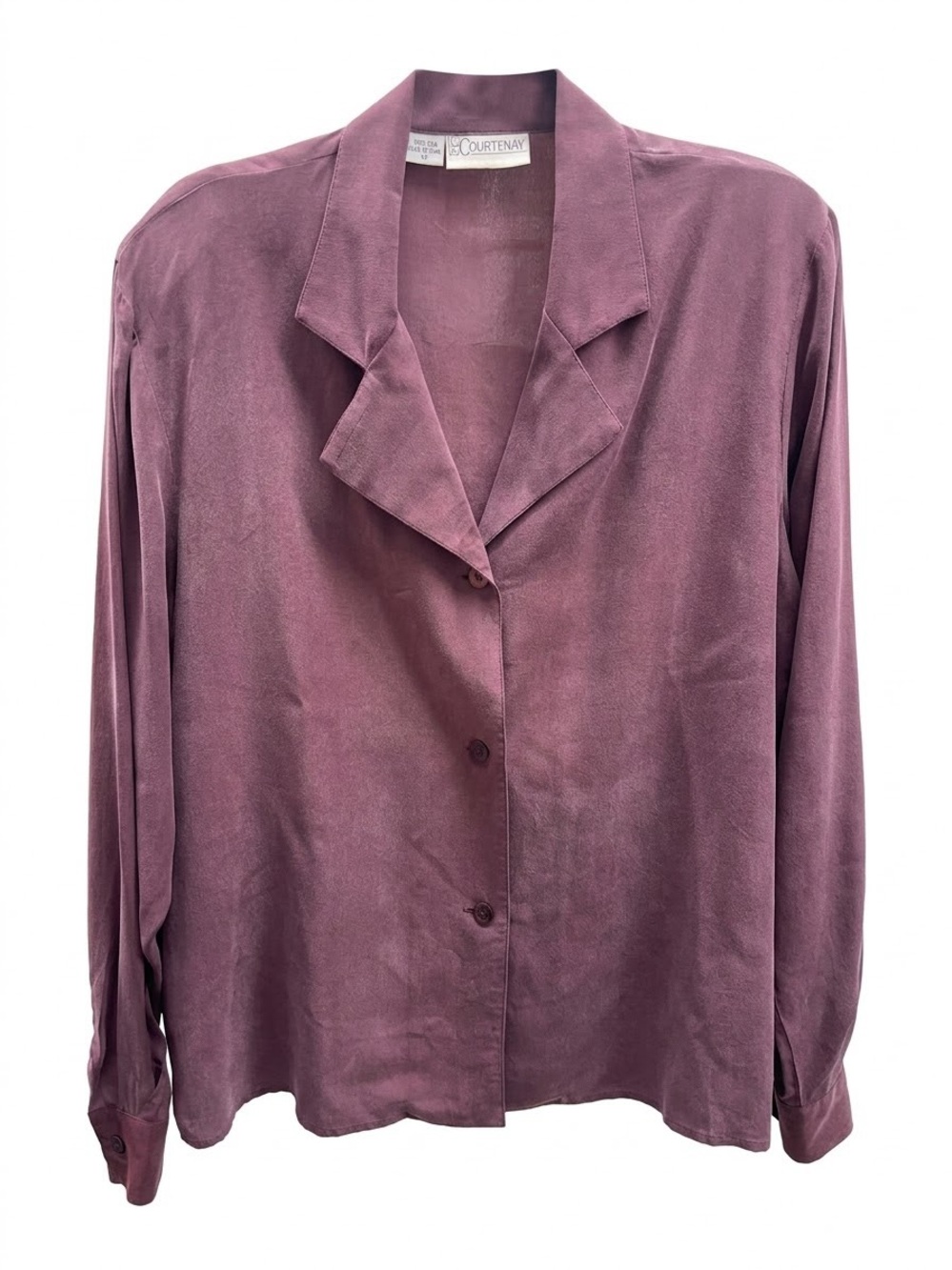 Courtenay Mauve Button-Front Blazer